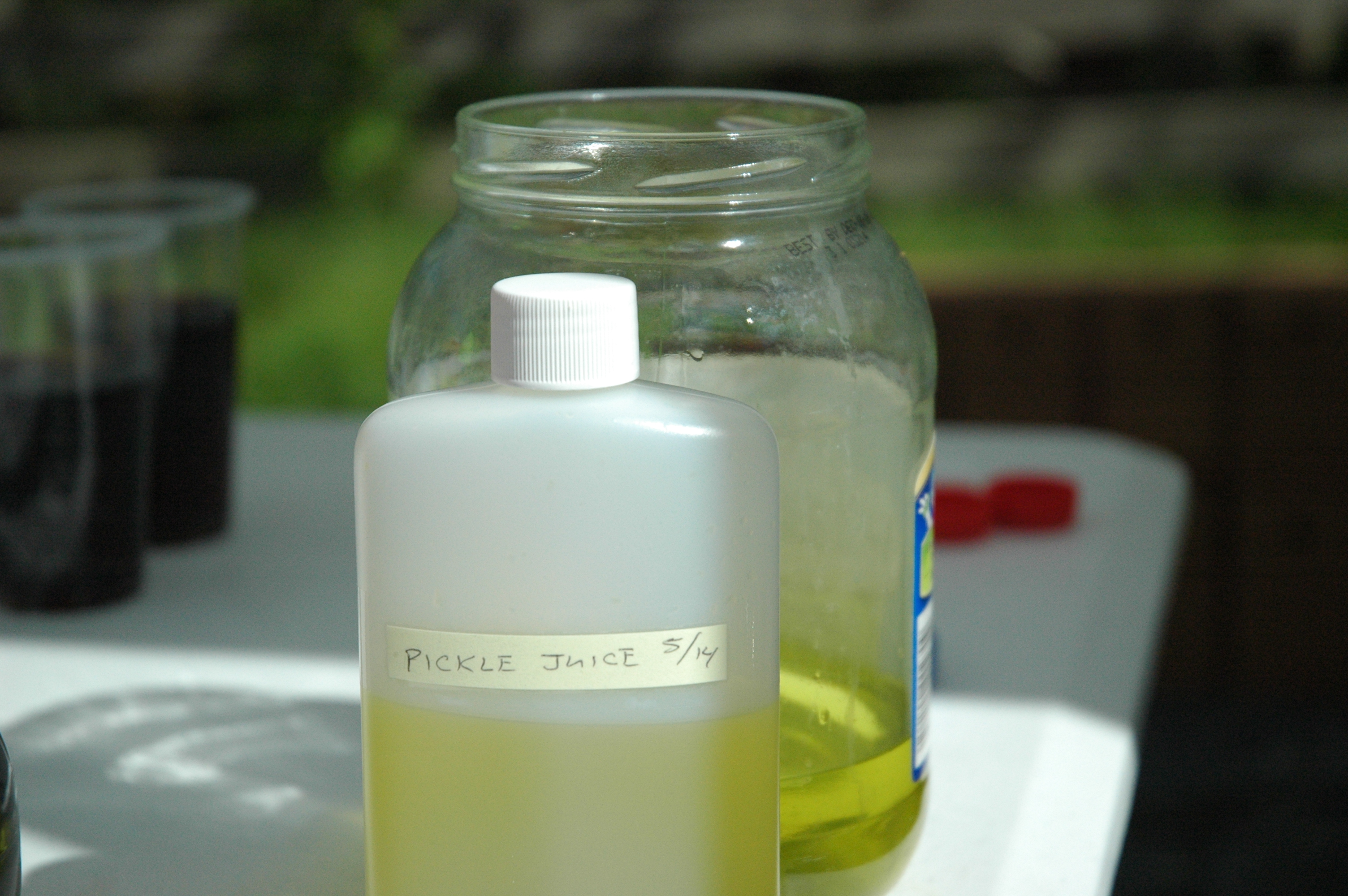 Jugo de pepinos encurtidos