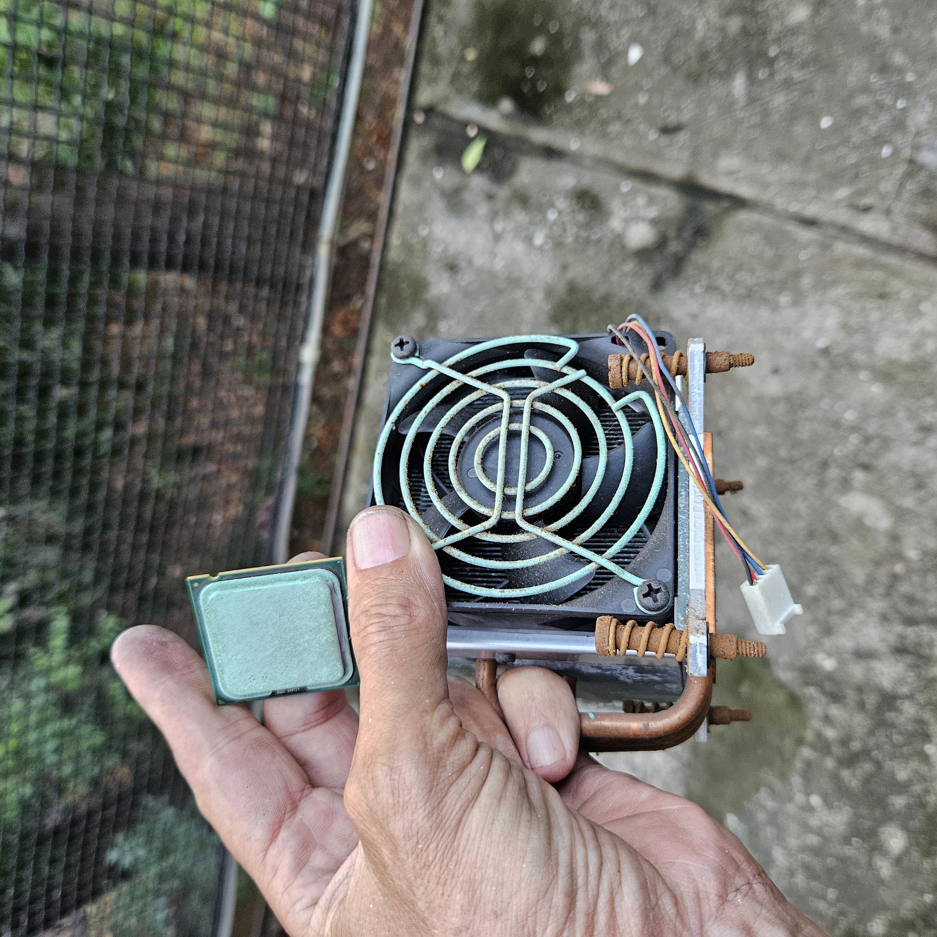 cpu y abanico