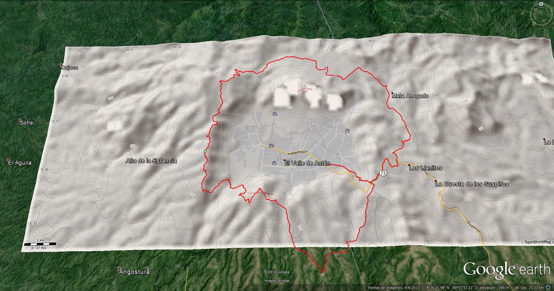 EL VALLE RIM TRAIL 2014 - Maperitive
