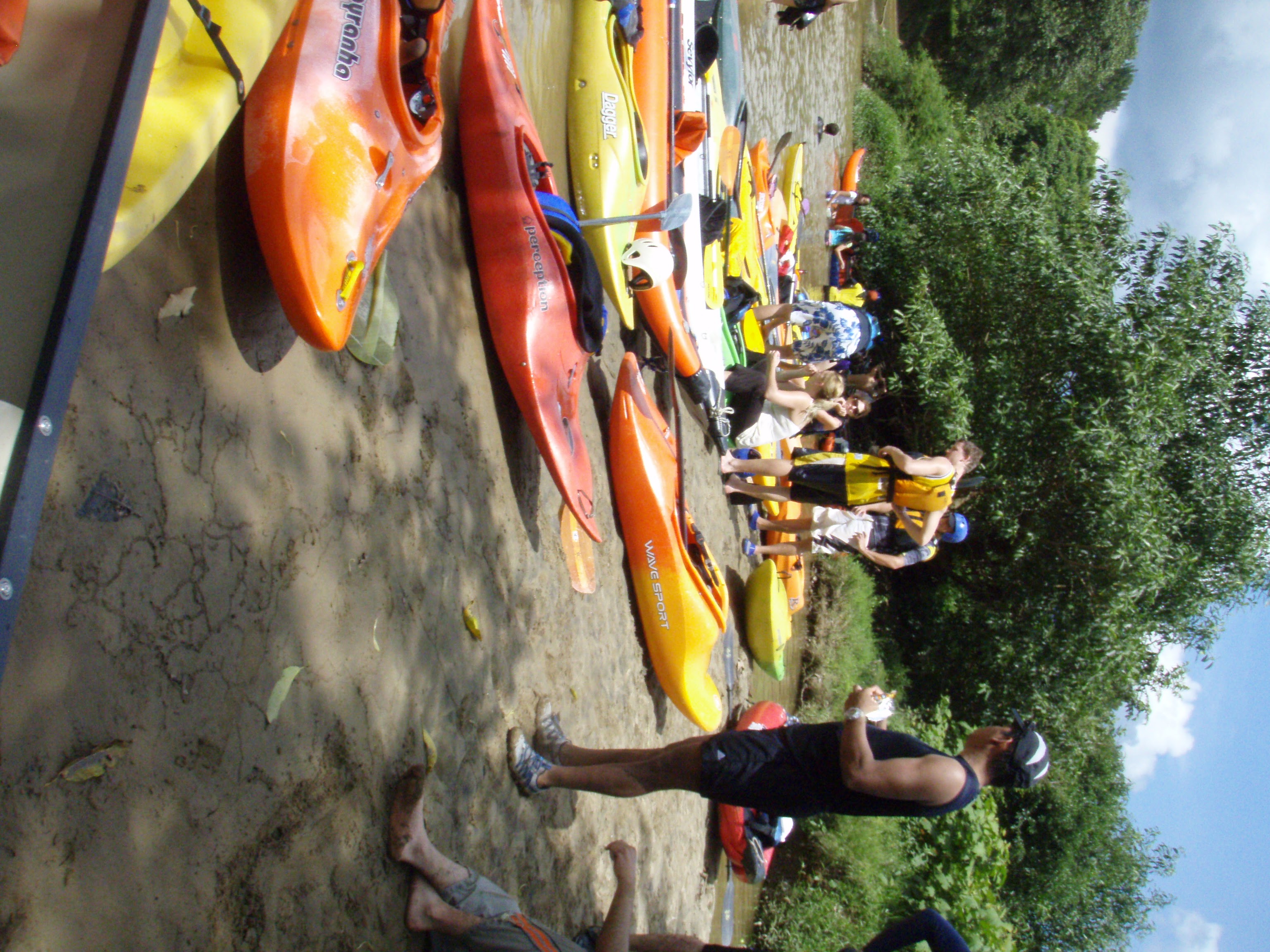 Botes en la orilla